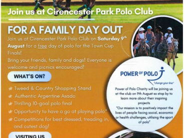 Cirencester Park Polo Family Day Out